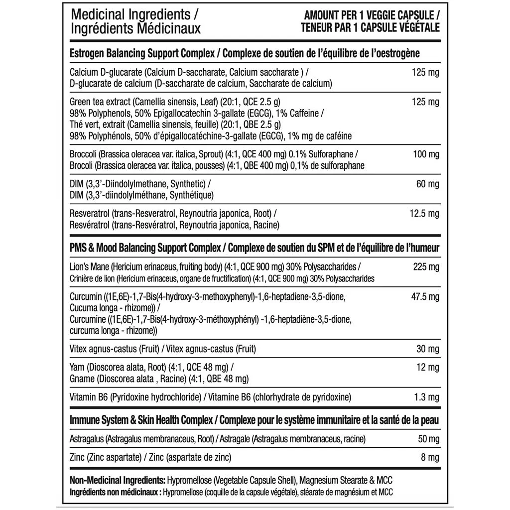 Aeryon Wellness RECLAIM HORMONAL SUPPORT, 60 VCaps - Image 2