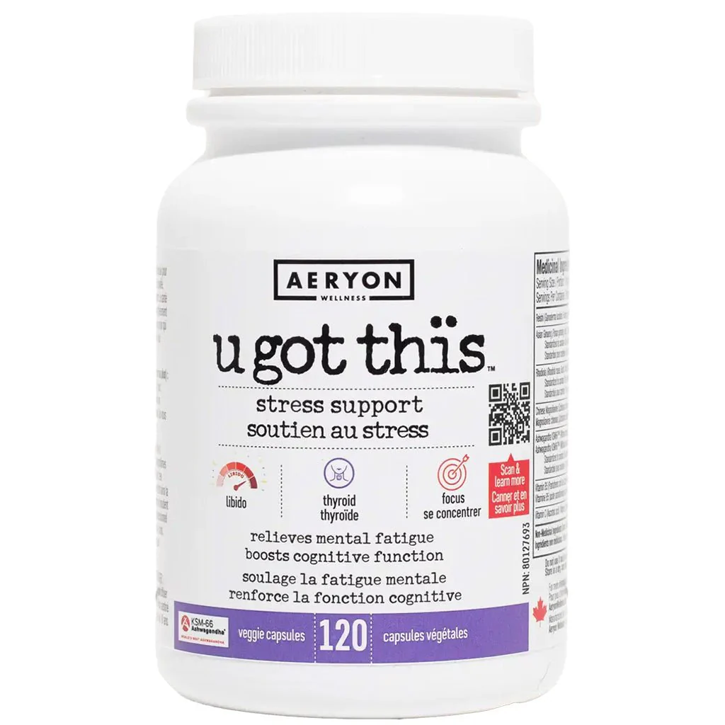 Aeryon Wellness U GOT THIS STRESS SUPPORT, 120 VCaps