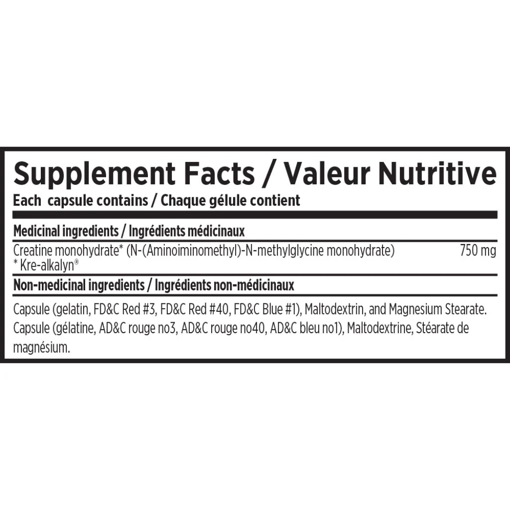 EFX Sports KRE-ALKALYN 750mg, 120 Caps - Image 2
