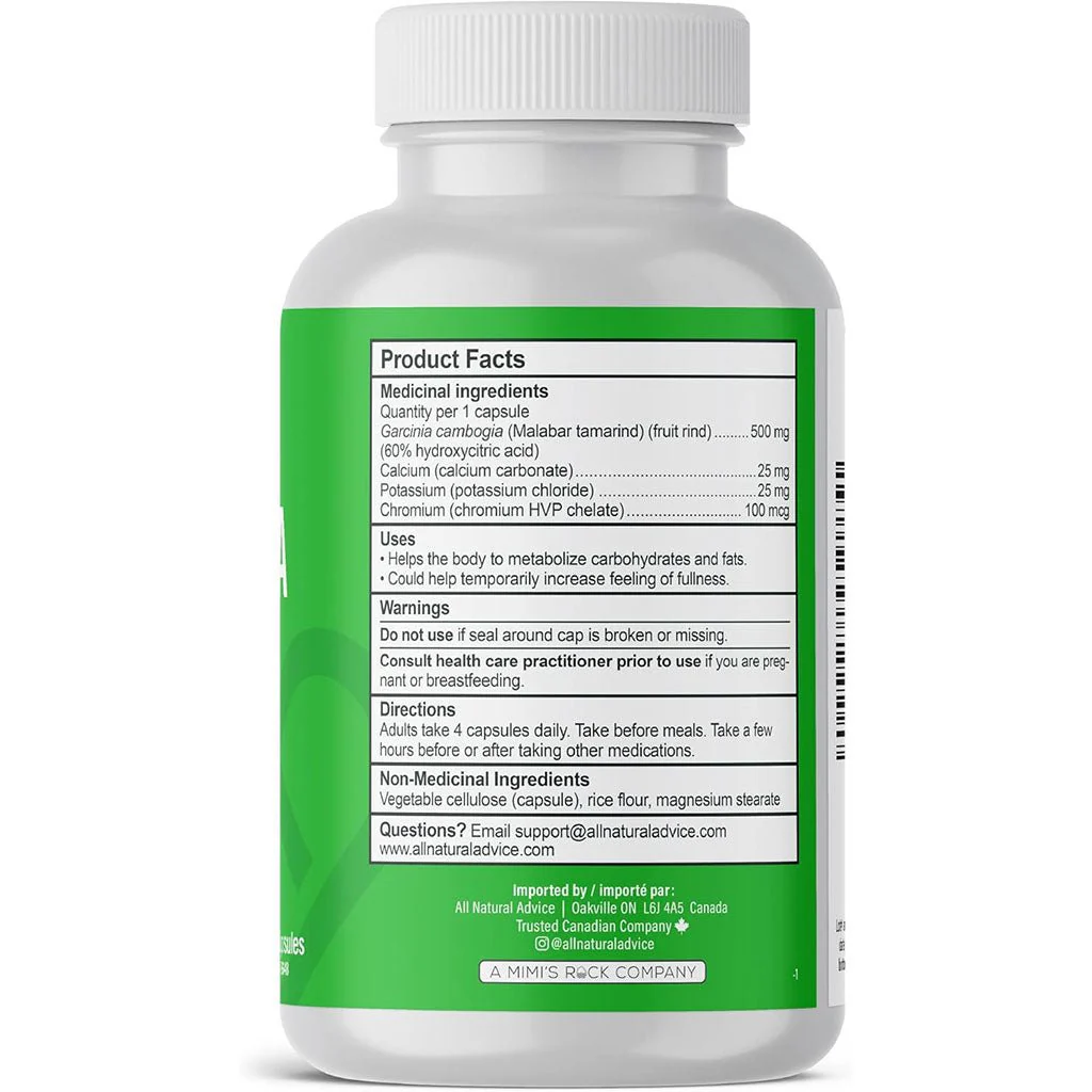 Ana GARCINA CAMBOGIA (Appetite Suppressant), 180 Capsules - Image 2