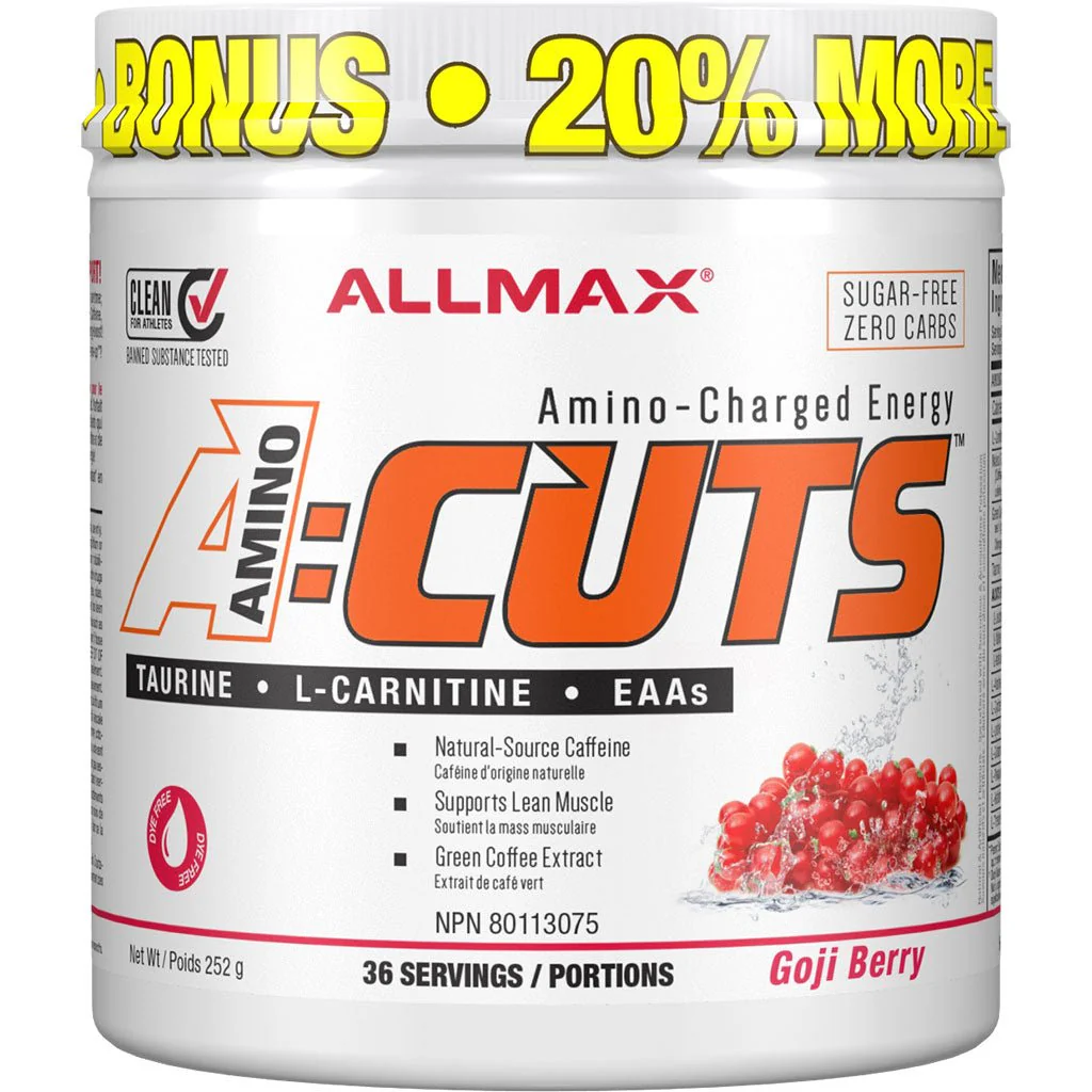 Allmax AMINO CUTS, *Bonus Size 36 Servings - Image 3