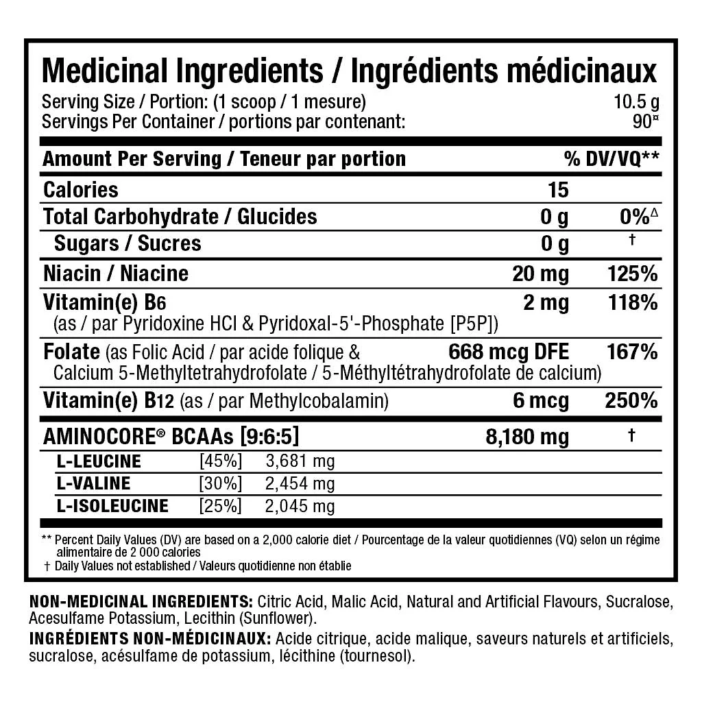 Allmax AMINOCORE BCAA, 90 Servings - Image 8