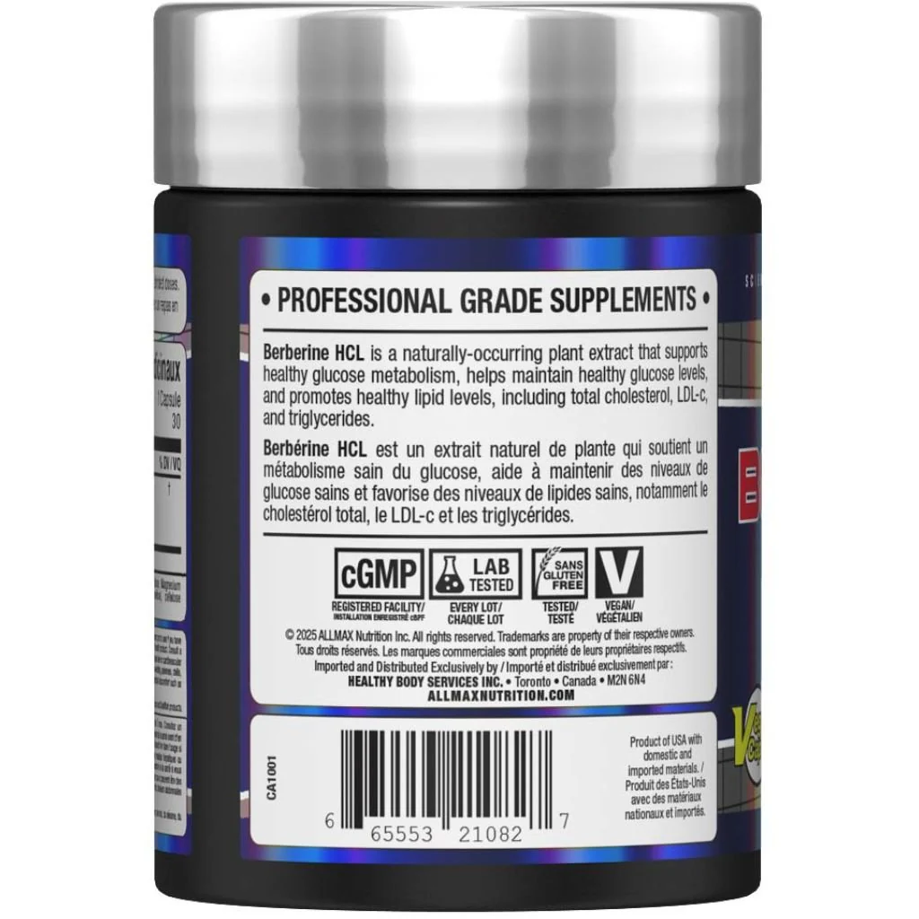 Allmax BERBERINE HCL, 30 VCaps - Image 3