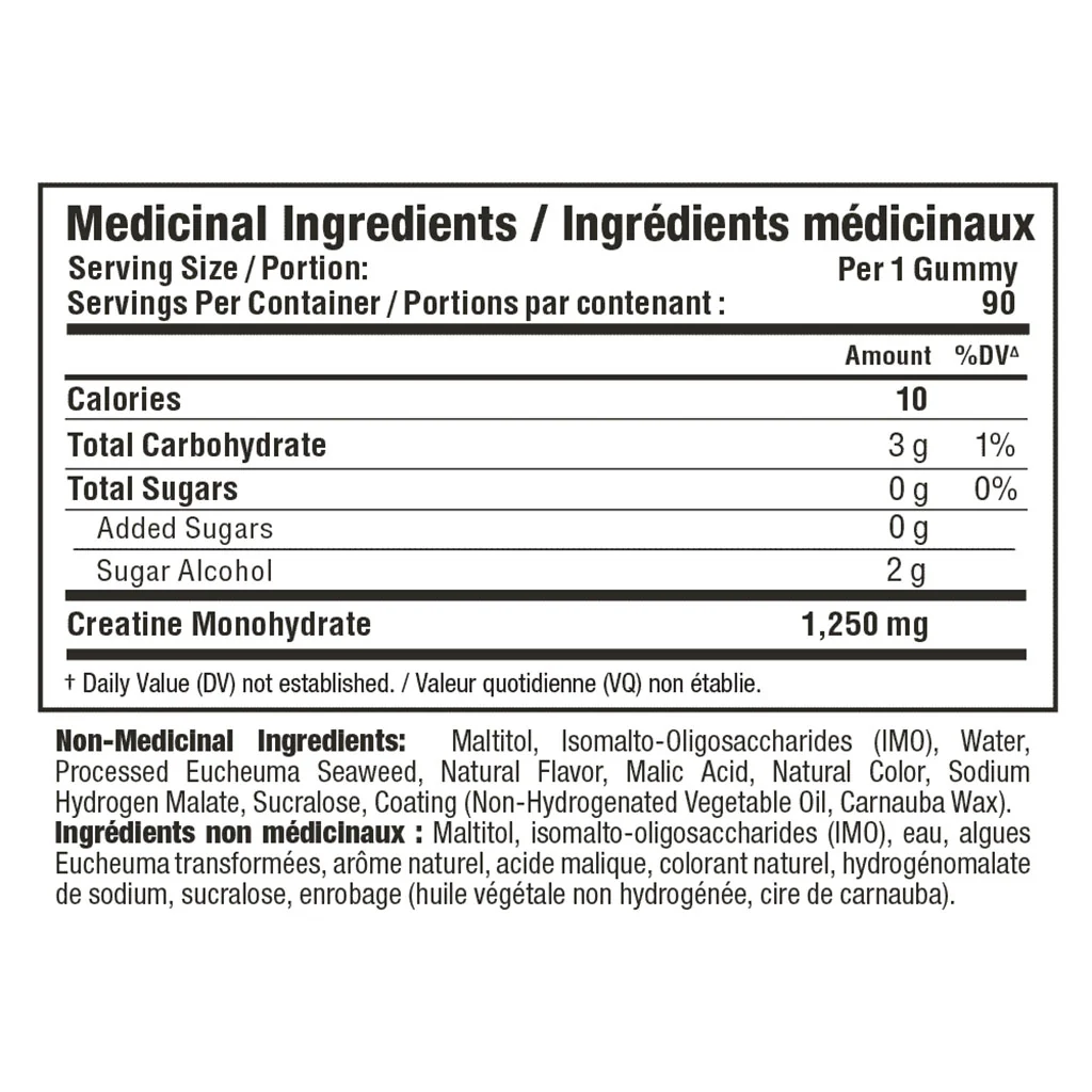 Allmax CREATINE GUMMIES, 90 Gummies - Image 3