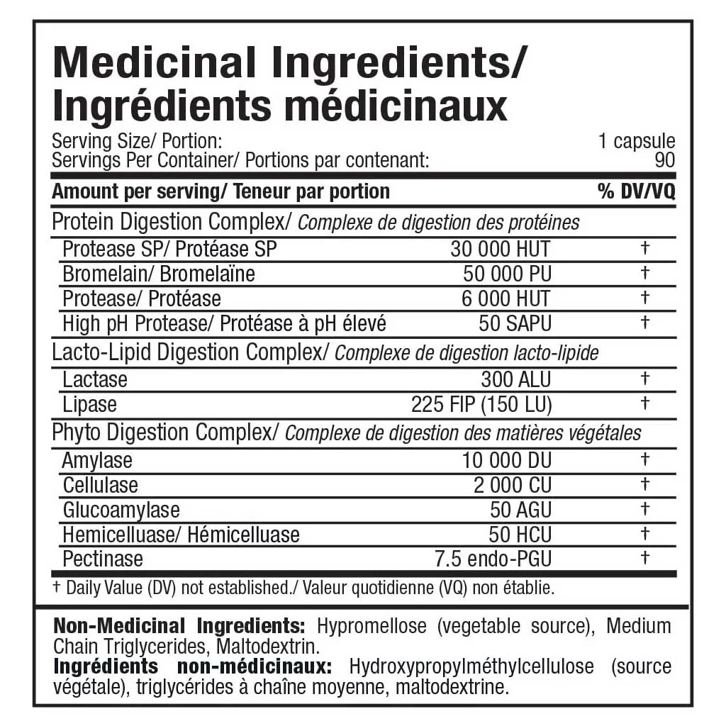 Allmax DIGESTIVE ENZYMES, 90 VCaps - Image 2