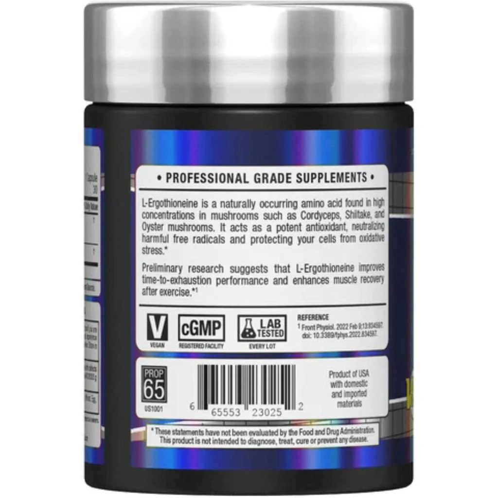 Allmax EGT20+ (L-Ergothioneine & Cordyceps), 30 VCaps - Image 3