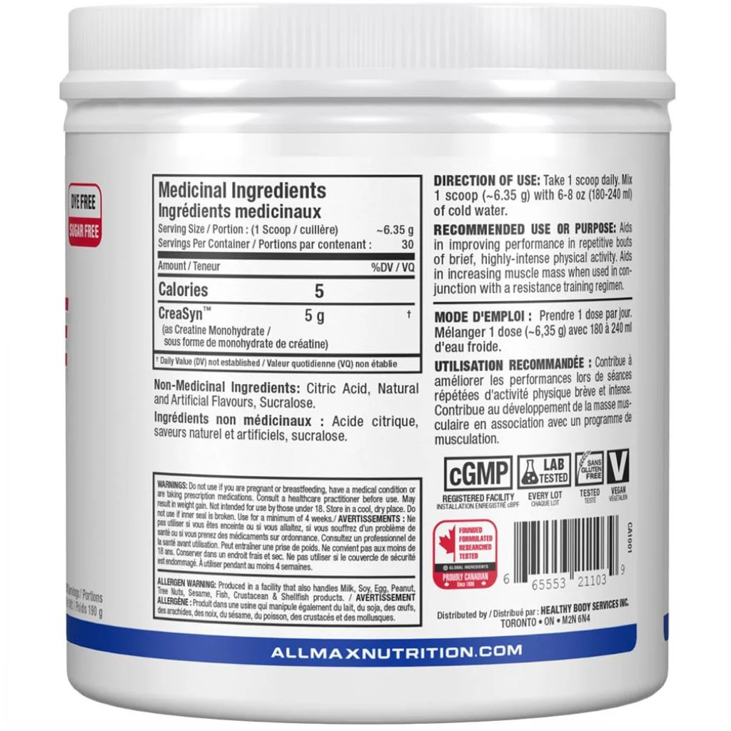 Allmax FLAVOURED CREATINE, 30 Servings - Image 3