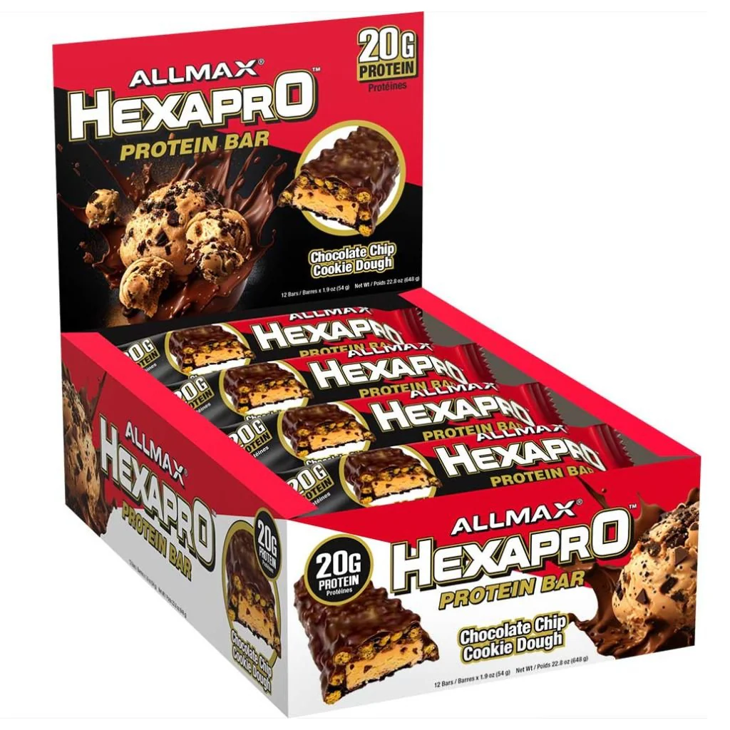Allmax HEXAPRO PROTEIN BAR, 12 Bars/Box - Image 2