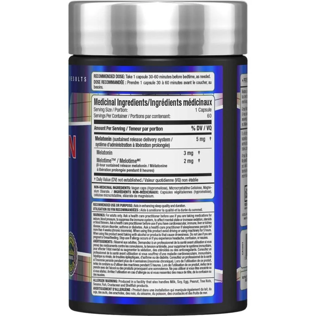Allmax MELATONIN 8Hr. SLEEP, 60 VCaps - Image 2