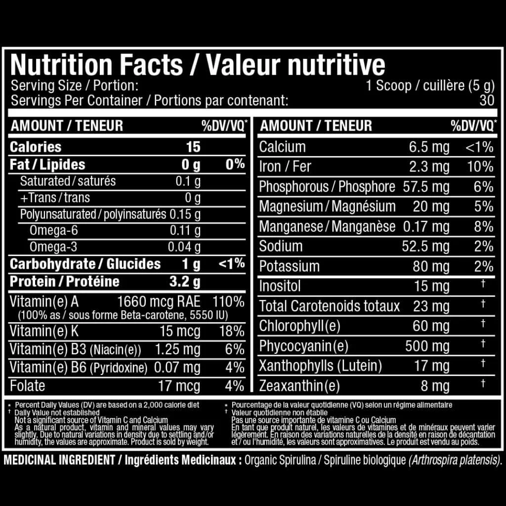 Allmax SPIRULINA (Super Food), 30 Servings - Image 2