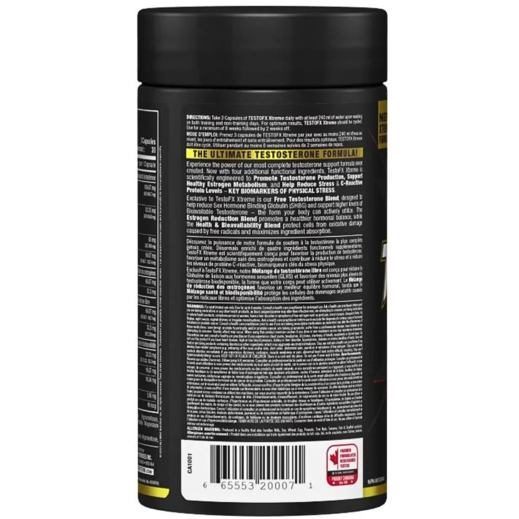 Allmax TESTOFX XTREME, 90 Capsules - Image 3
