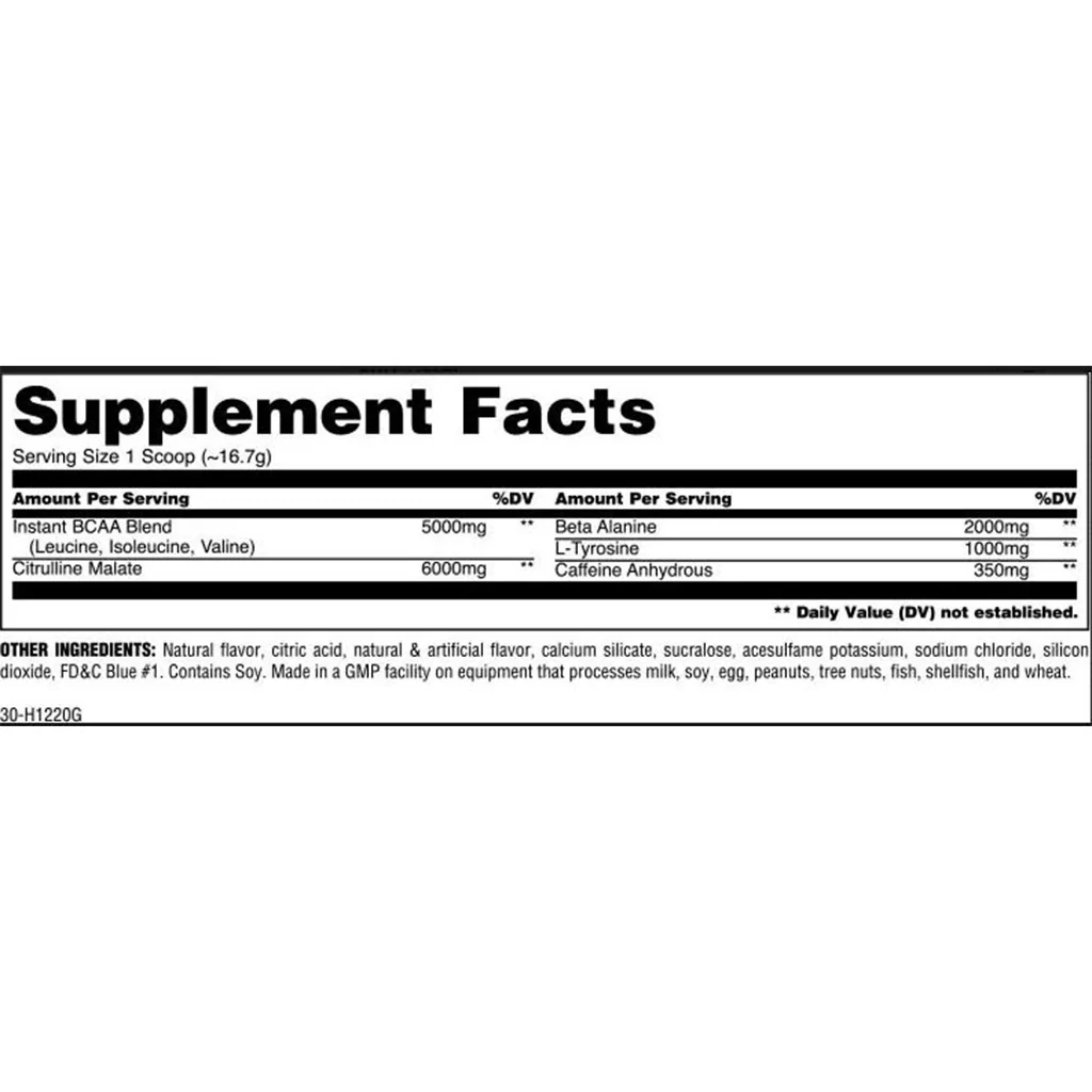 Animal FURY (Pre-Workout), 30 Servings - Image 4