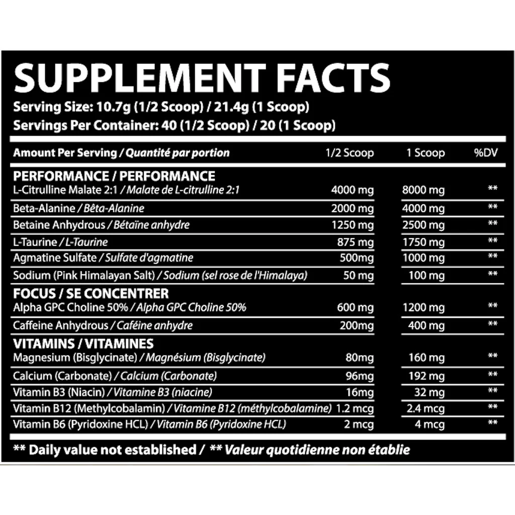 Ape-X UNLEASHED PRE-WORKOUT, 40 Servings - Image 6
