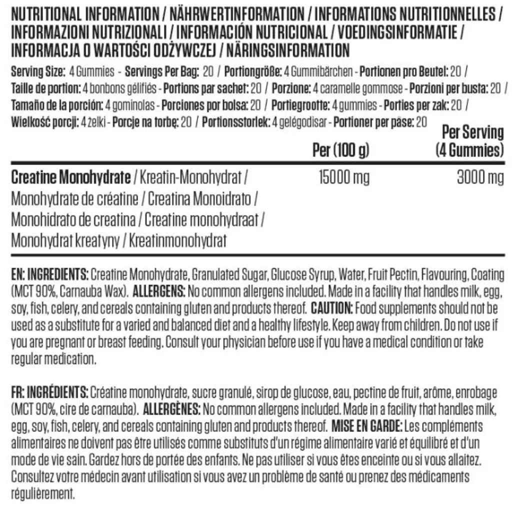 Applied Nutrition CREATINE GUMMIES, 80 Gummies - Image 4