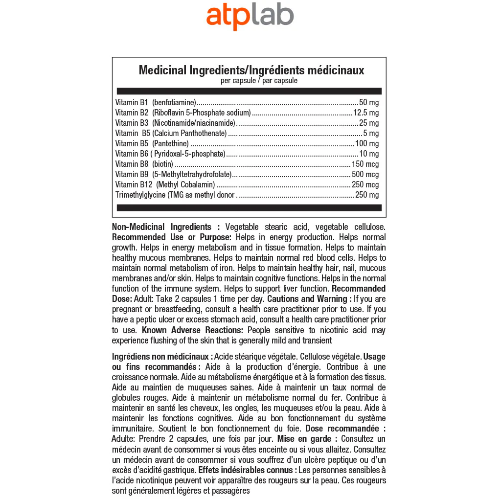 ATP Lab METHYL SYNER-B, 60 VCaps - Image 2