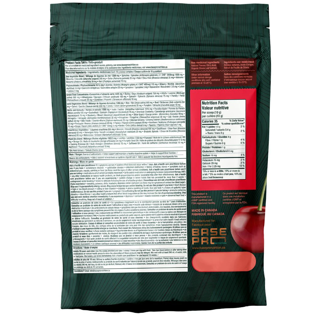 Base Pro Nutrition PRO GREENS, 30 Servings - Image 7