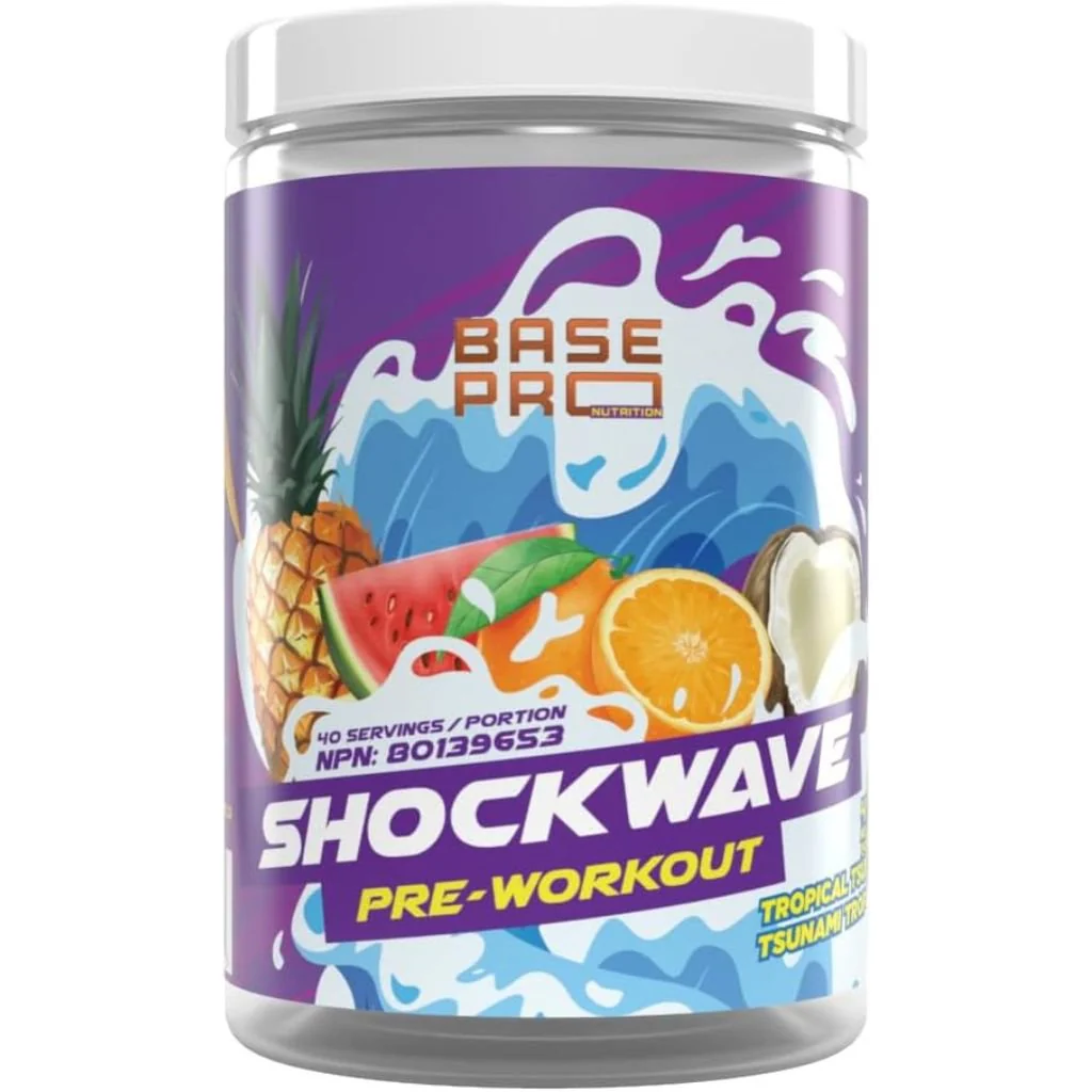 Base Pro Nutrition SHOCKWAVE PRE-WORKOUT, 40 Servings - Image 4