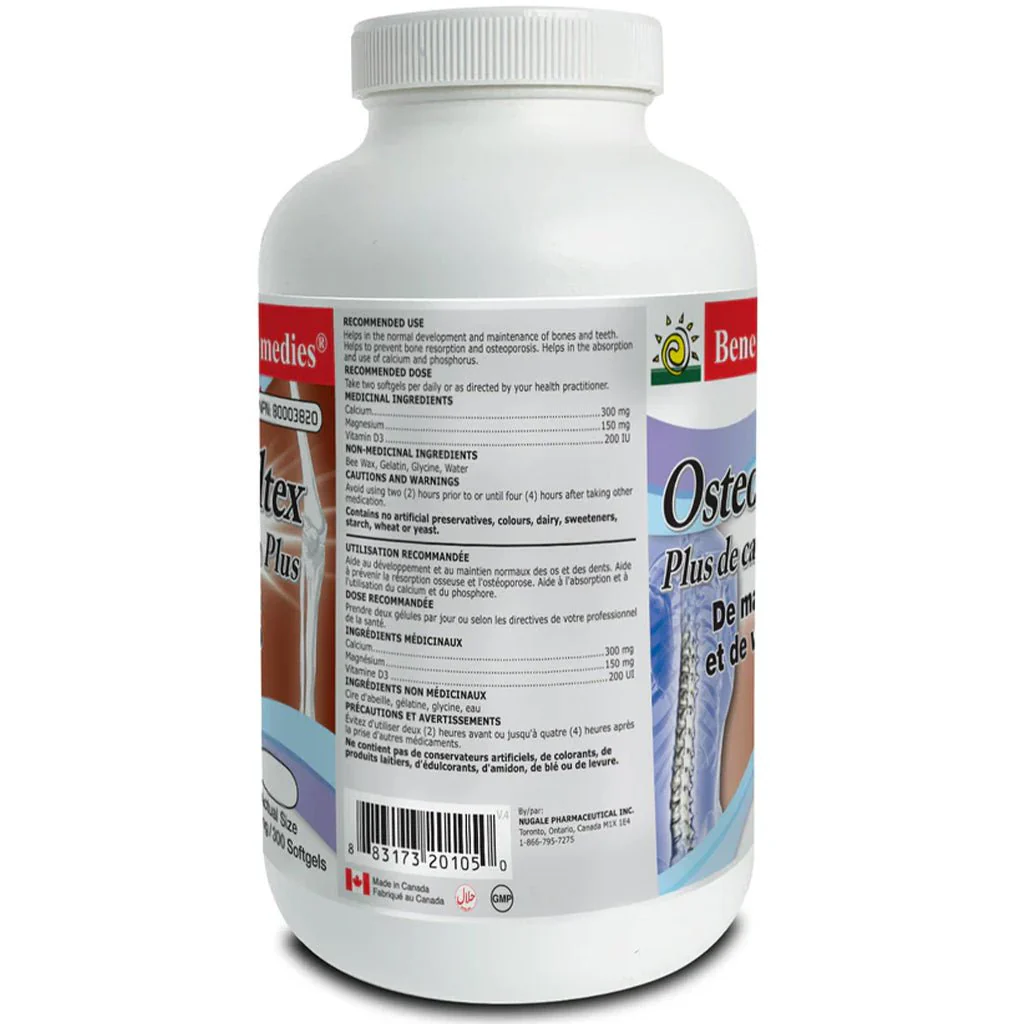Benemax Remedies OSTEO CALTEX, 300 Softgels - Image 2