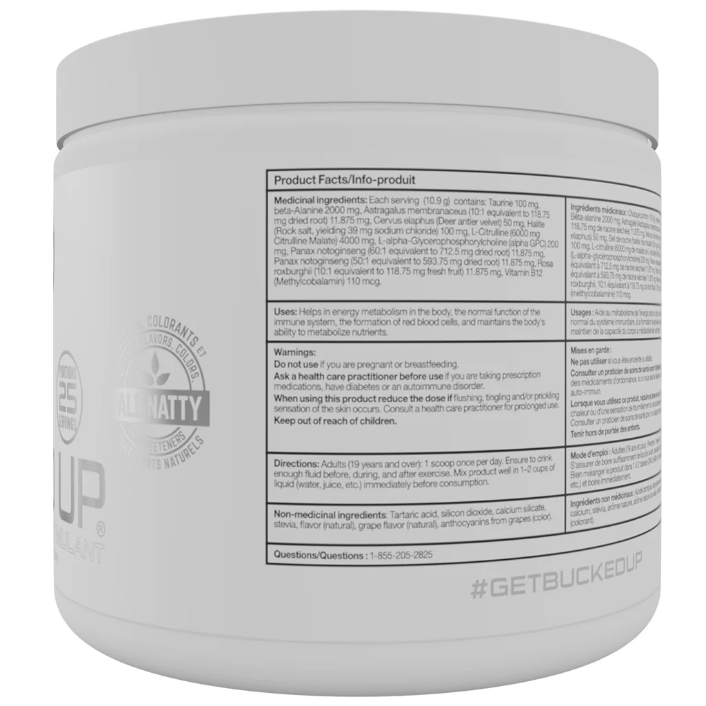 Bucked Up BUCKED UP STIM-FREE, 25 Servings - Image 3