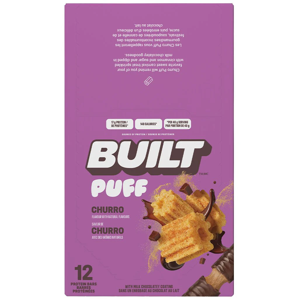 Built PUFF PROTEIN BARS, 12 Bars/Box - Image 2