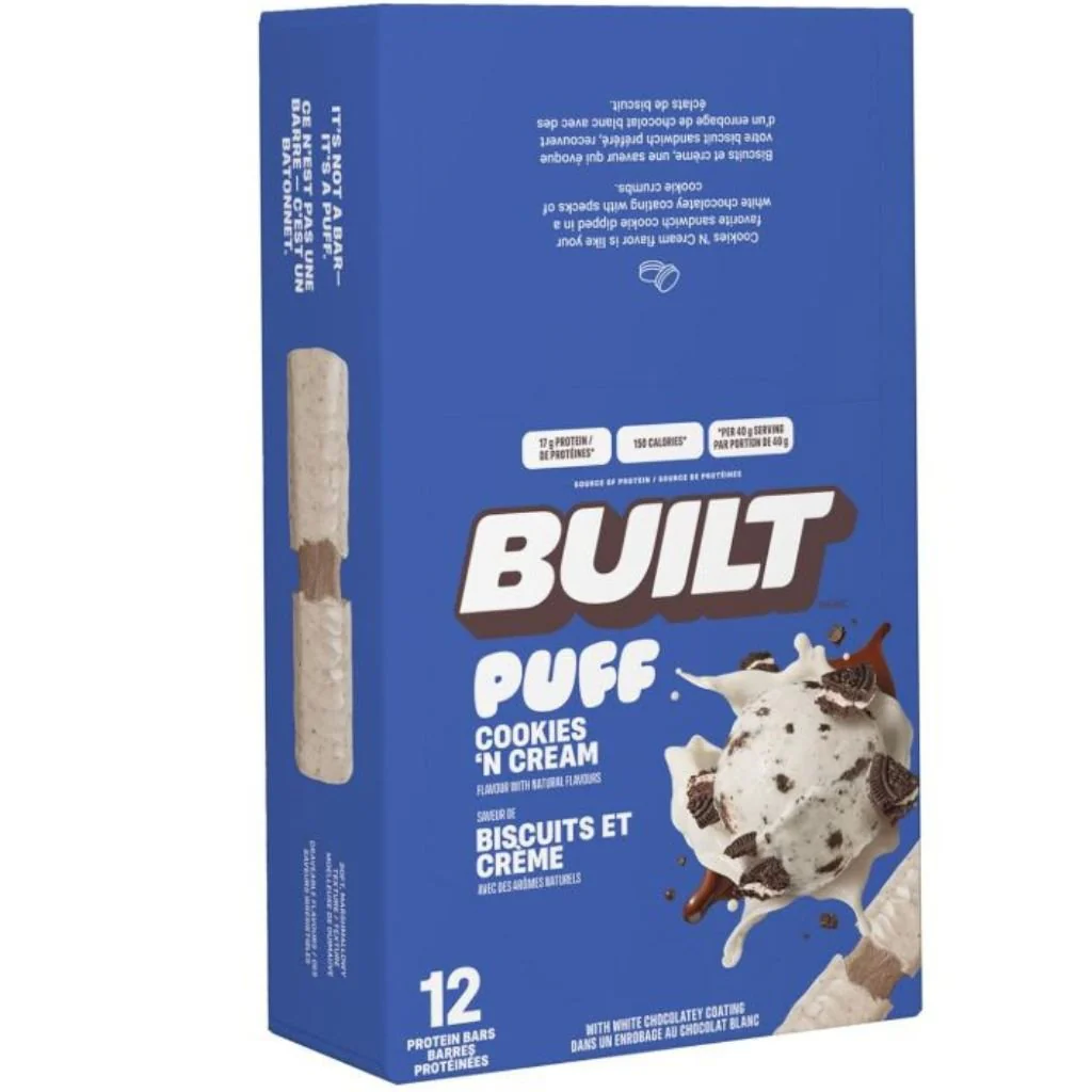 Built PUFF PROTEIN BARS, 12 Bars/Box - Image 6