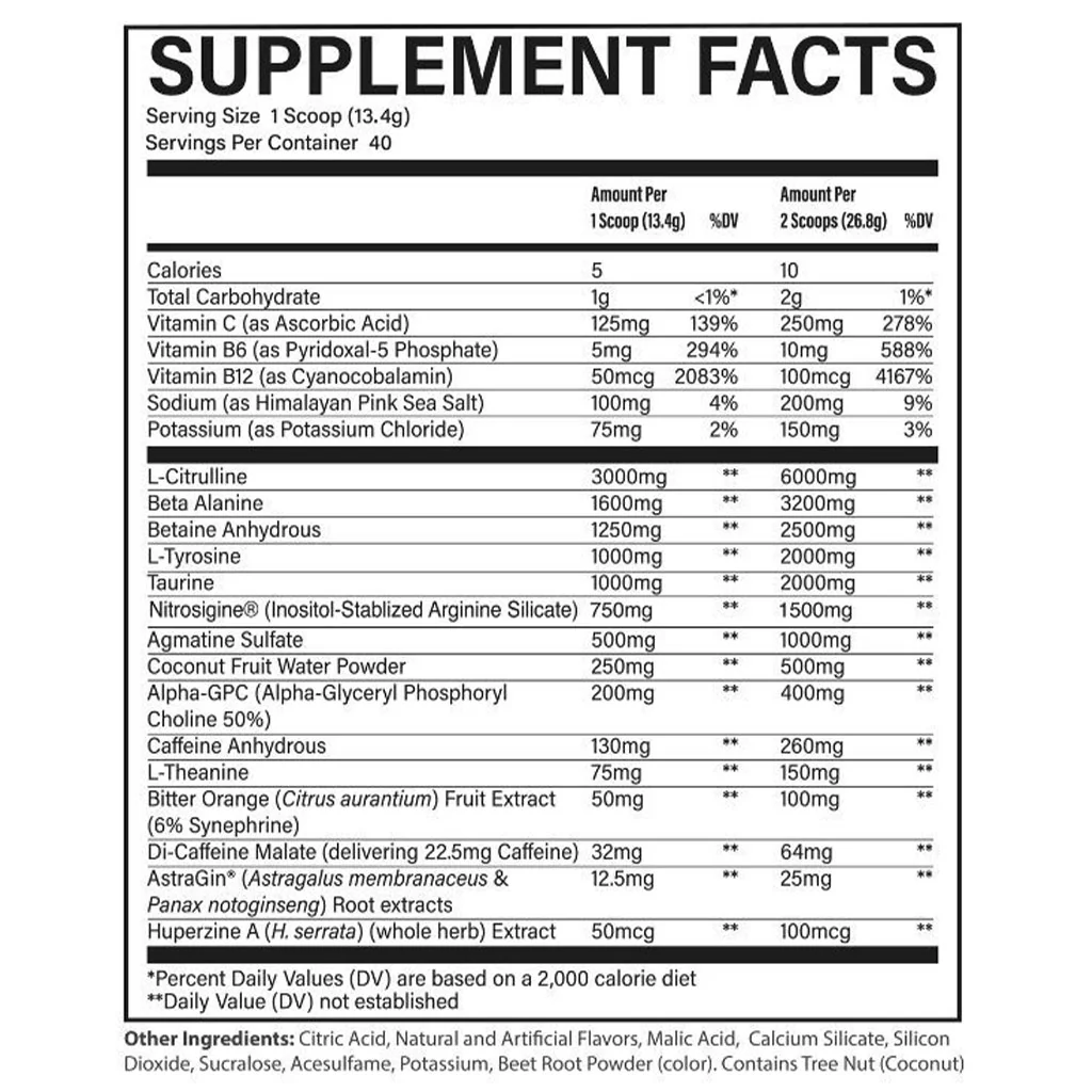CBUM THAVAGE PRE-WORKOUT, 40 Servings - Image 7