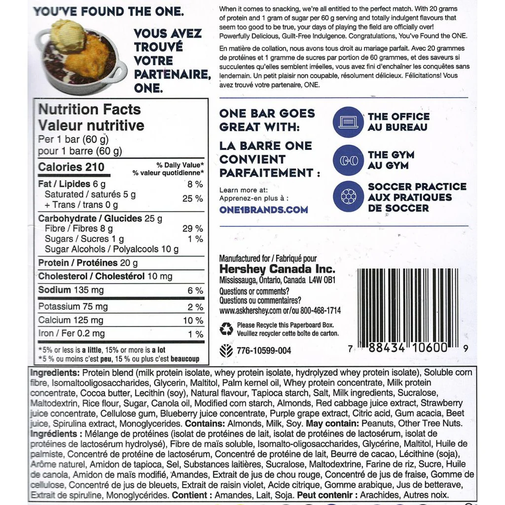 One Brand ONE PROTEIN BAR, 60g x 12 Bars/Box - Image 3