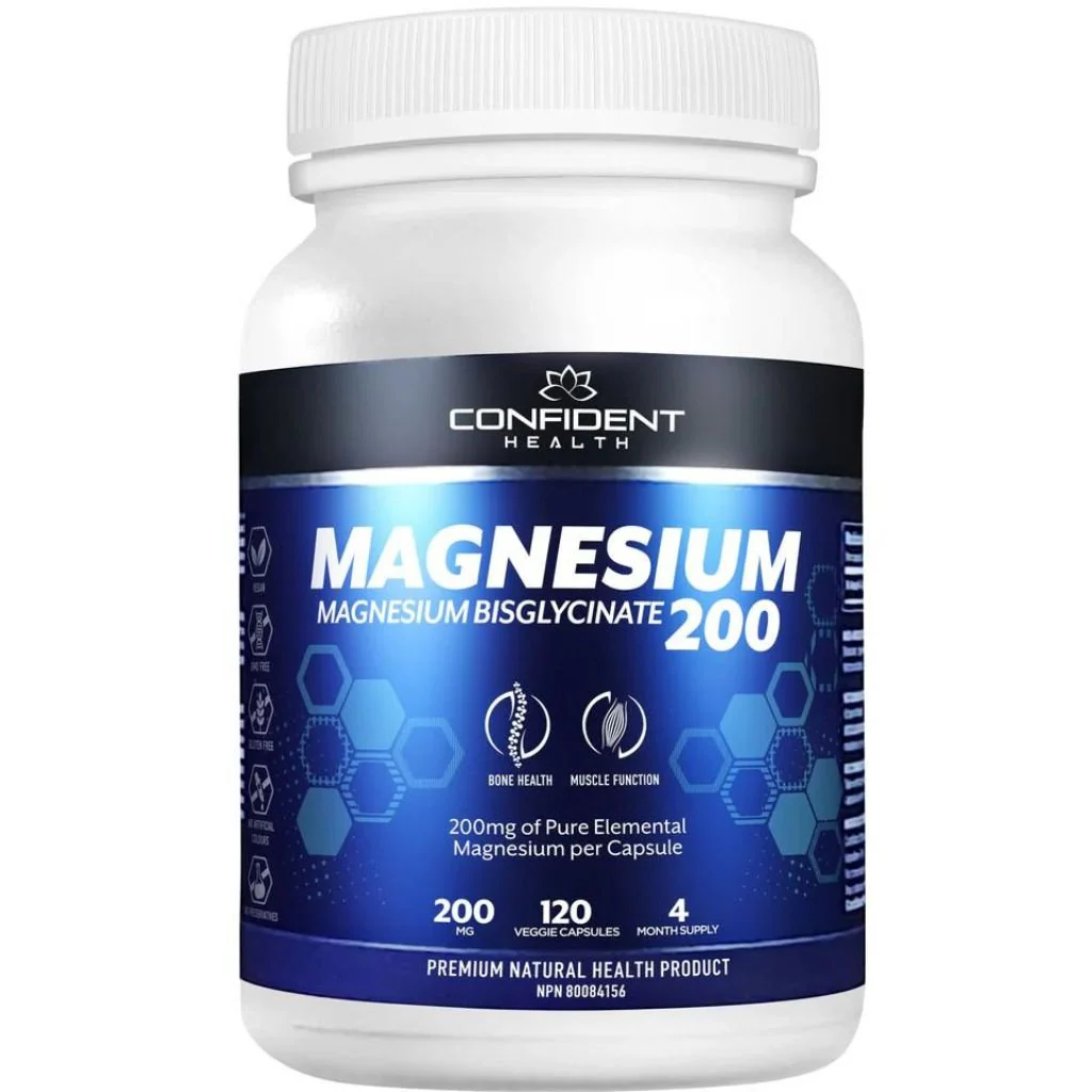 Confident Health MAGNESIUM 200, 120 VCaps