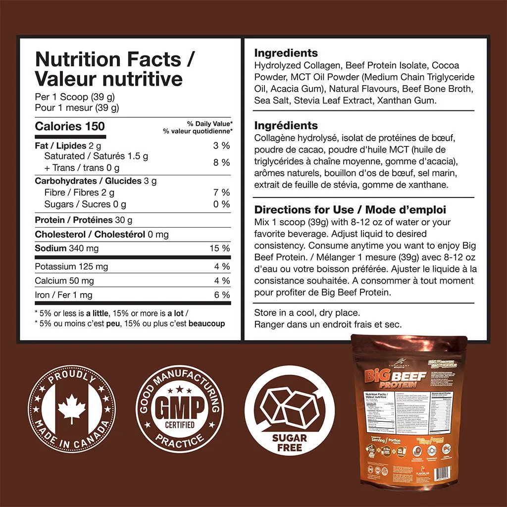 Confident Sports BIG BEEF PROTEIN, 2lb - Image 8