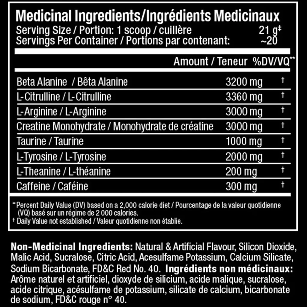 Confident Sports DYNOMIGHT PRE-WORKOUT, 20 Servings - Image 4