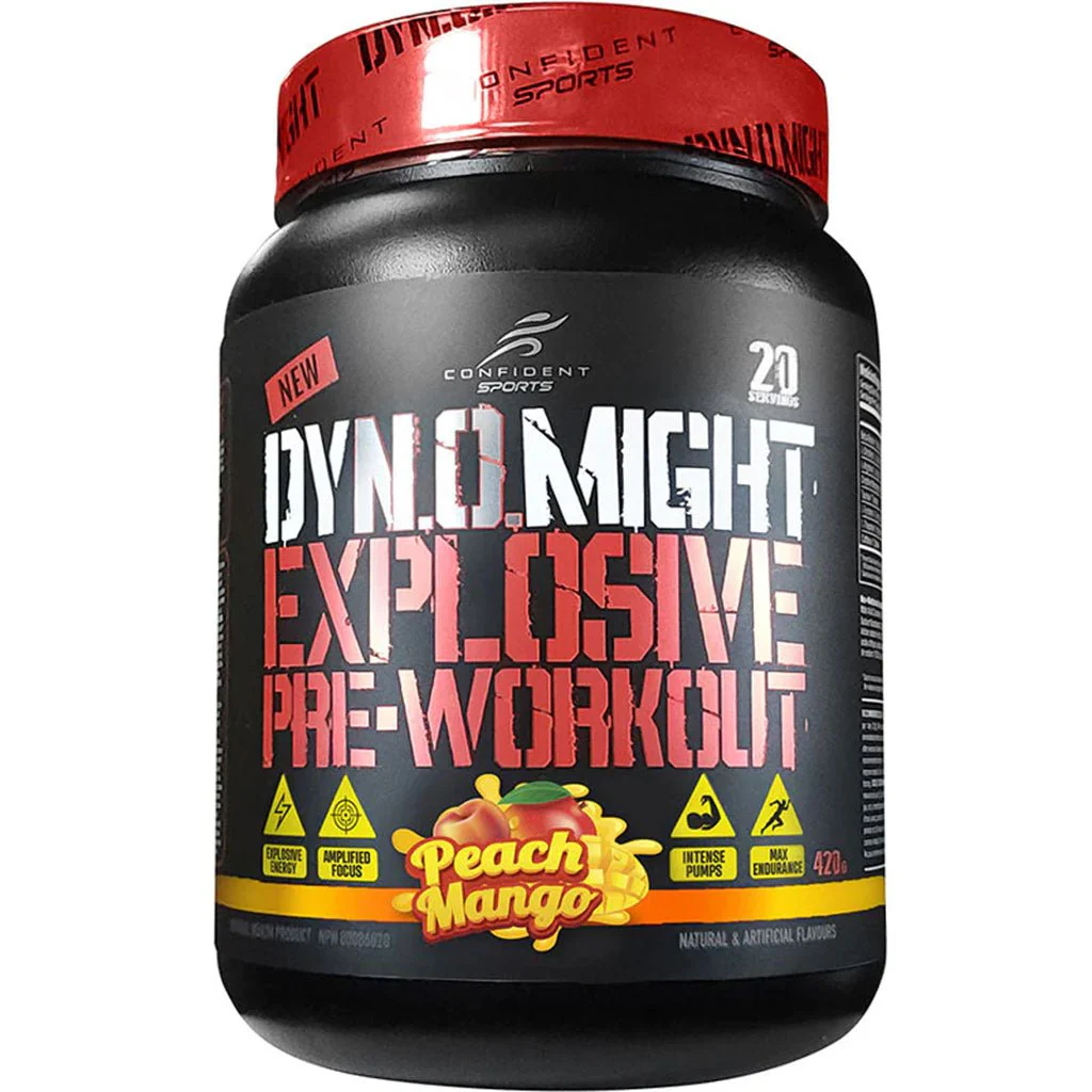 Confident Sports DYNOMIGHT PRE-WORKOUT, 20 Servings - Image 5