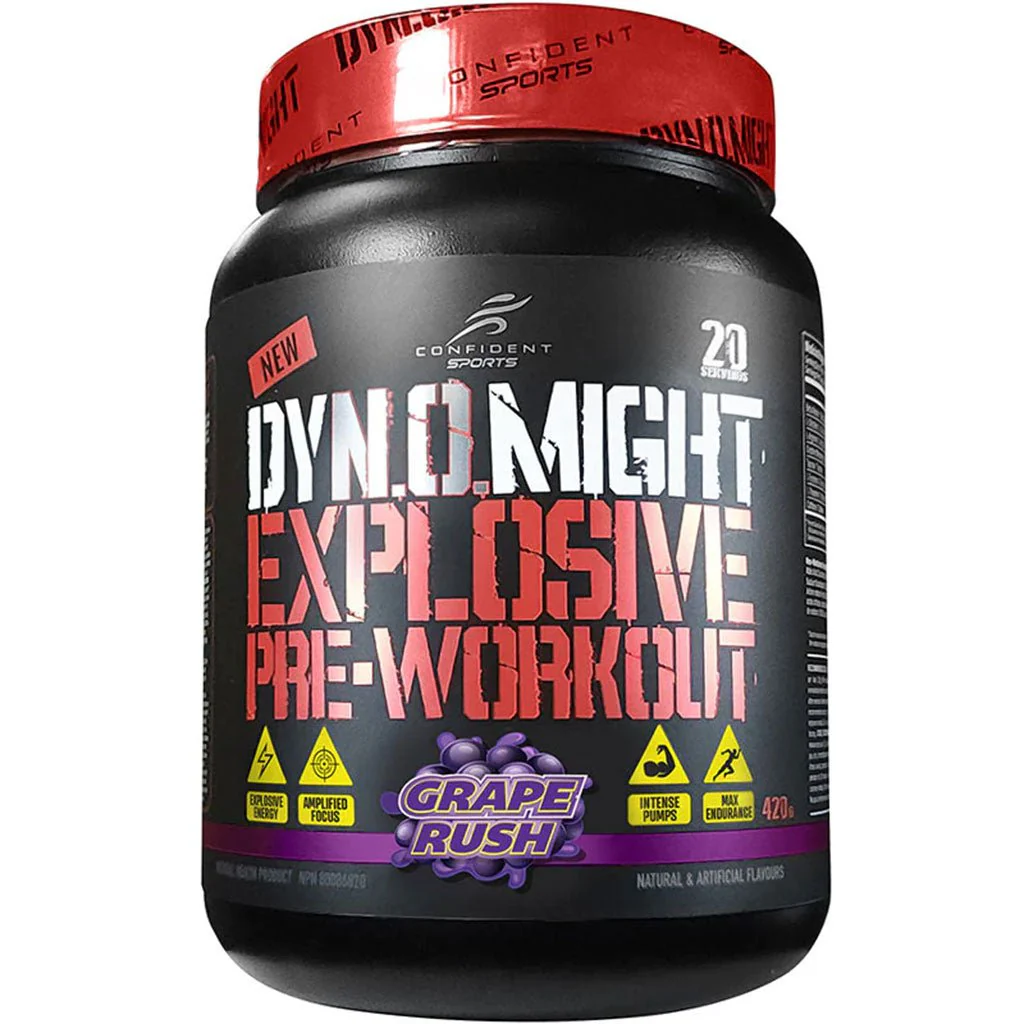 Confident Sports DYNOMIGHT PRE-WORKOUT, 20 Servings - Image 7