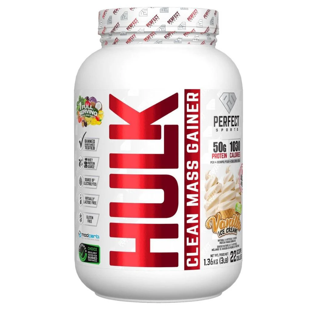 DENTED Perfect Sports HULK CLEAN MASS GAINER, 3lb - Image 2