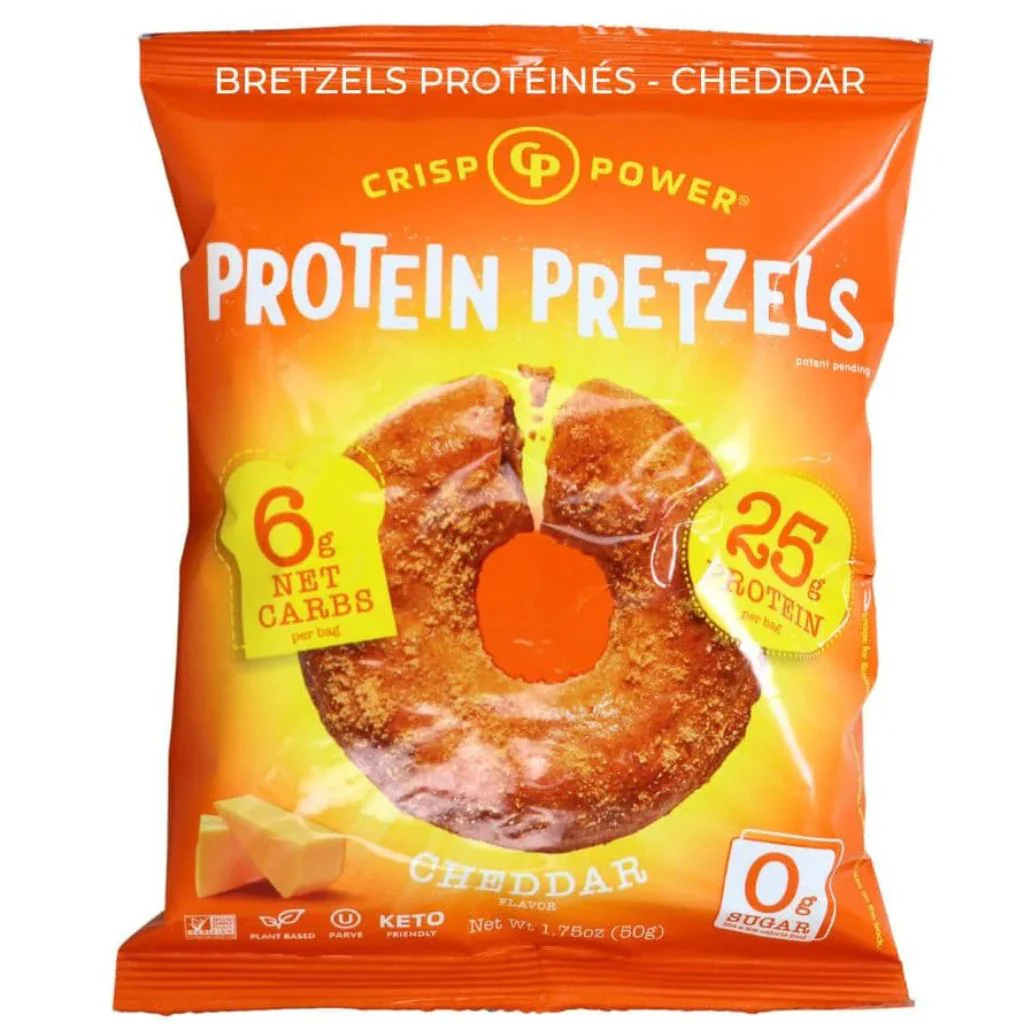 Crisp Power HIGH PROTEIN PRETZELS, 50g - Image 2