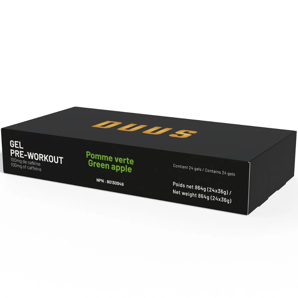 DUUS Nutrition GEL PRE-WORKOUT, 24 Gels/Box - Image 2