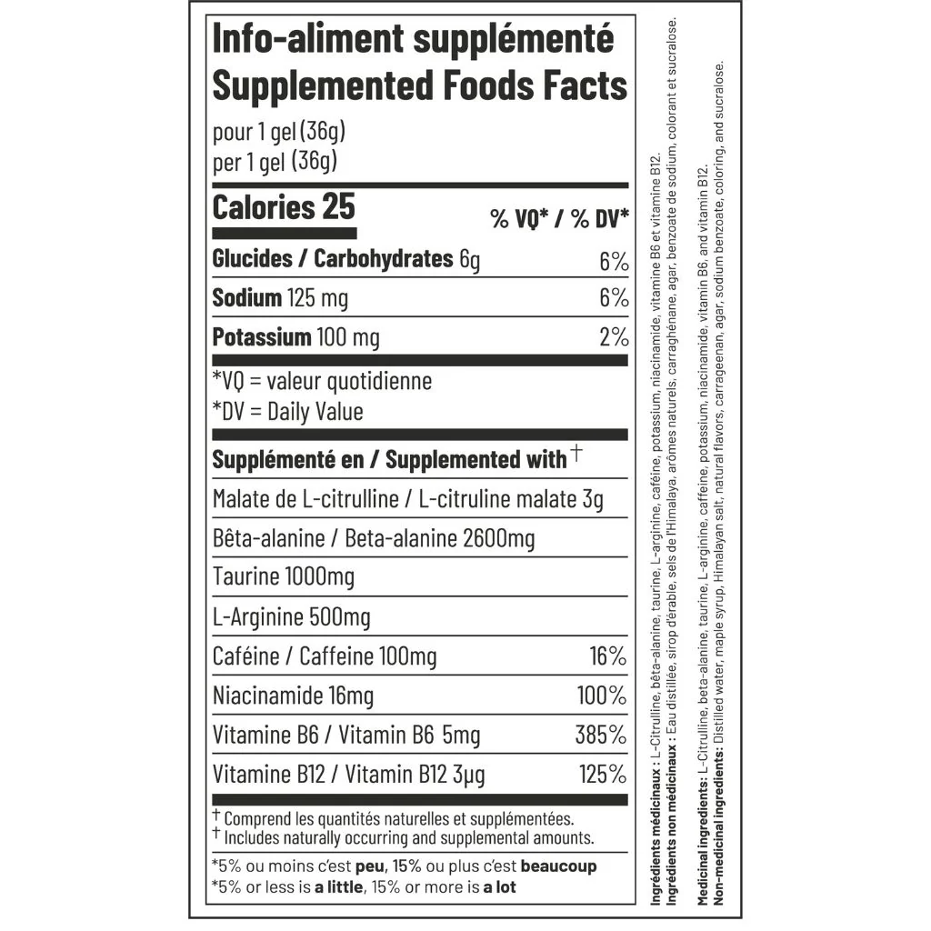 DUUS Nutrition GEL PRE-WORKOUT, 24 Gels/Box - Image 4