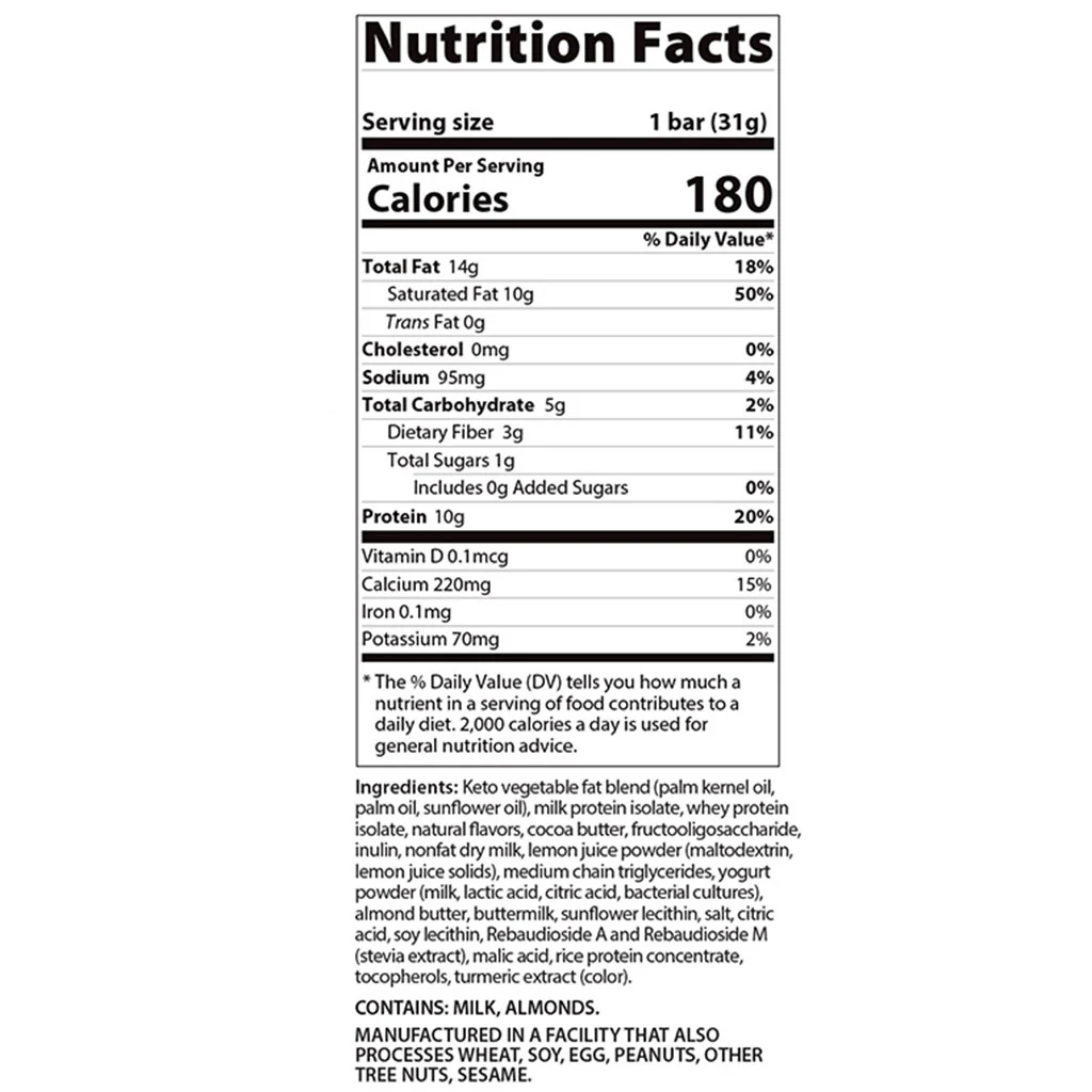 Genius Gourmet PROTEIN BAR, 10 Bars/Box - Image 2