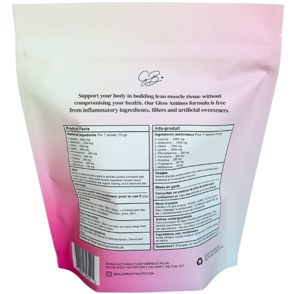 Glow Body Nutrition GLOW EAAs/AMINOS 45 Servings - Image 3