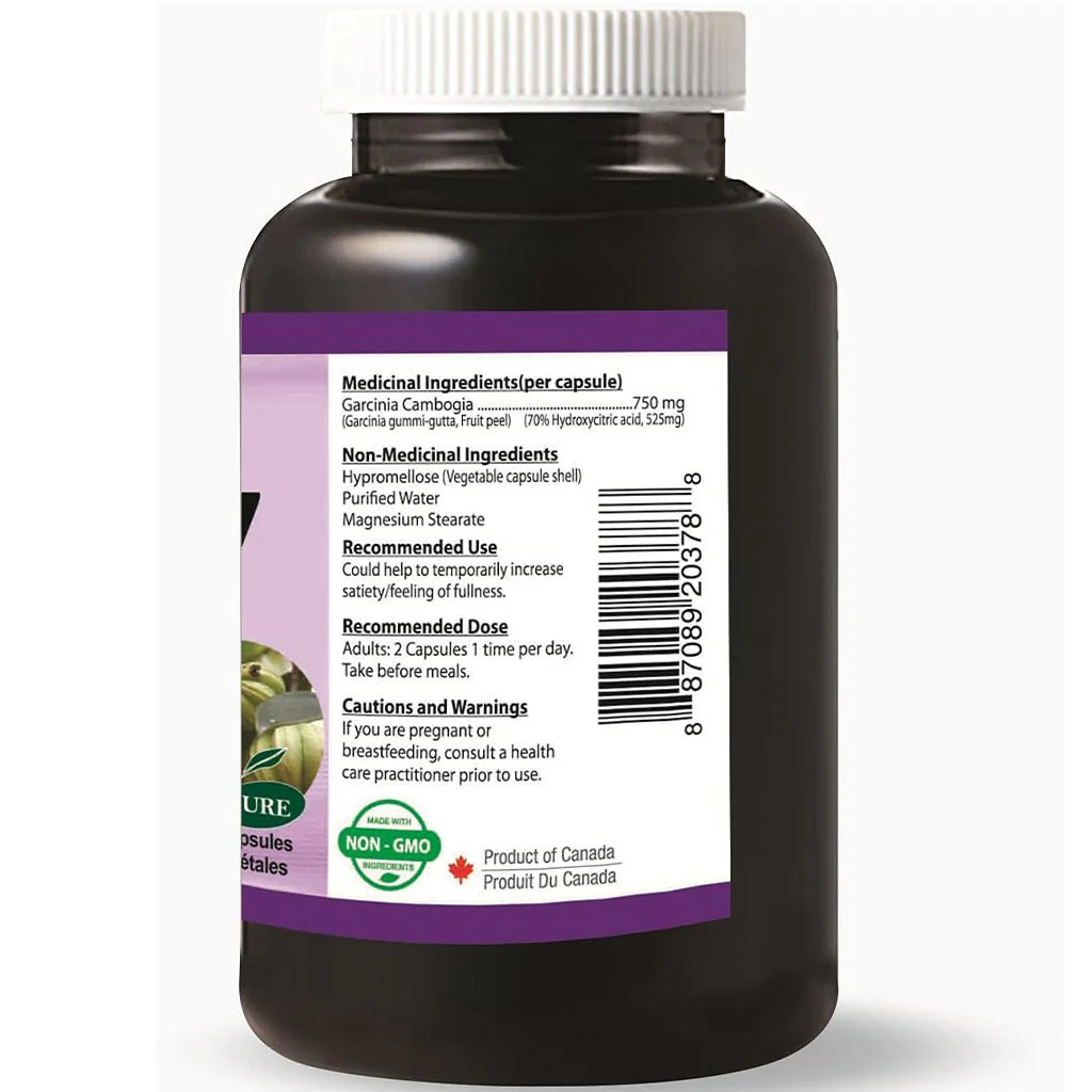 Herbal Slim EXTRA STRENGTH 70% GARCINIA CAMBOGIA, 60 VCaps - Image 2