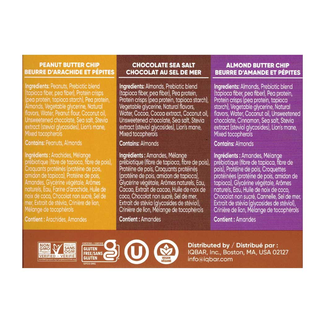 IQBAR VARIETY PACK, 18 Bars/Box - Image 3