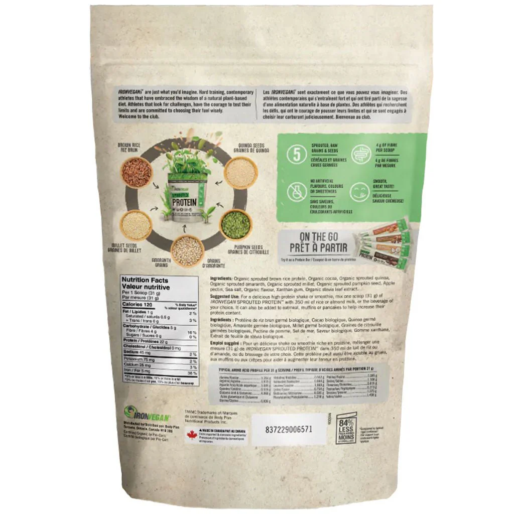 Iron Vegan SPROUTED PROTEIN, 1kg - Image 4