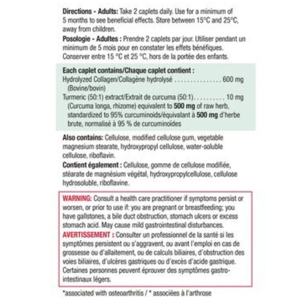 Jamieson COLLAGEN TURMERIC COMPLEX, 60 Capsules - Image 2