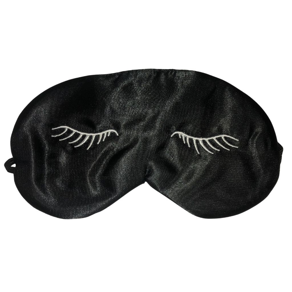 SATIN SLEEP MASK w EAR PLUGS- Assorted Colours - Image 3