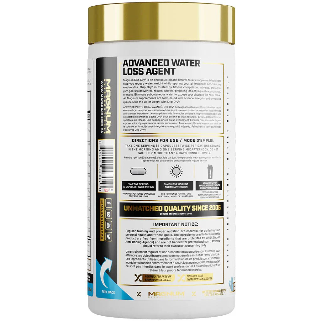 Magnum DRIP DRY (Water Loss), 90 Capsules - Image 3