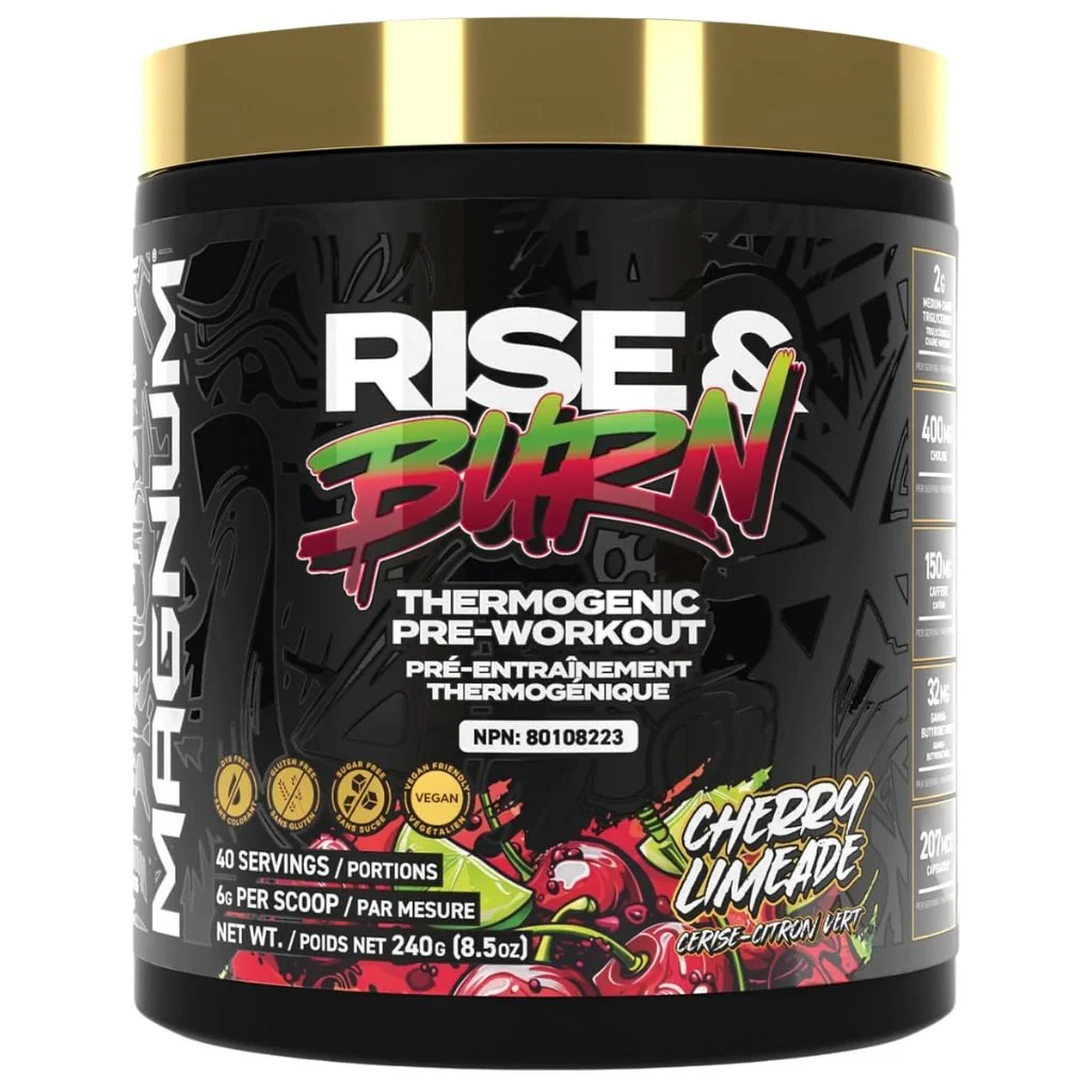 Magnum RISE & BURN THERMOGENIC PRE-WORKOUT, 40 Servings - Image 2