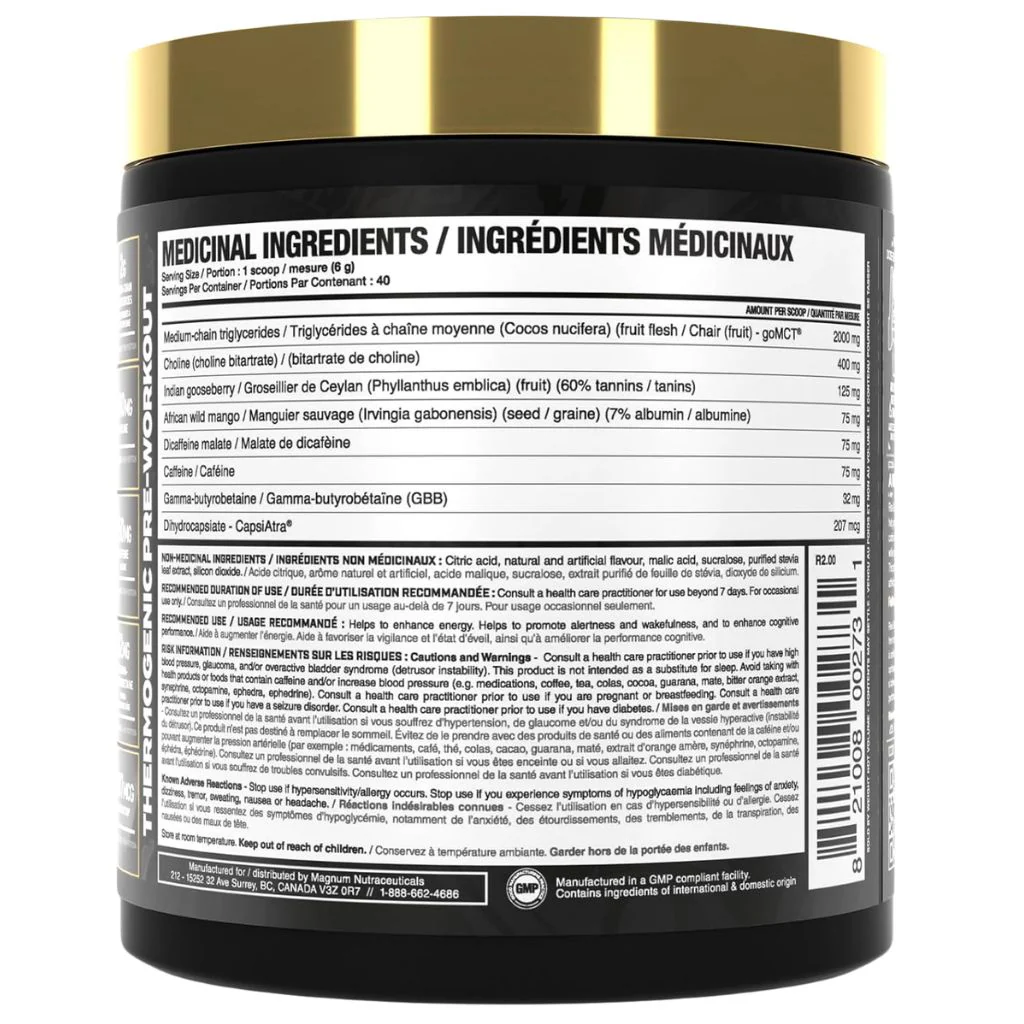 Magnum RISE & BURN THERMOGENIC PRE-WORKOUT, 40 Servings - Image 4