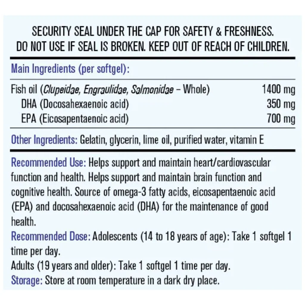 MapleLife ULTRA OMEGA-3, 90 Softgels - Image 2