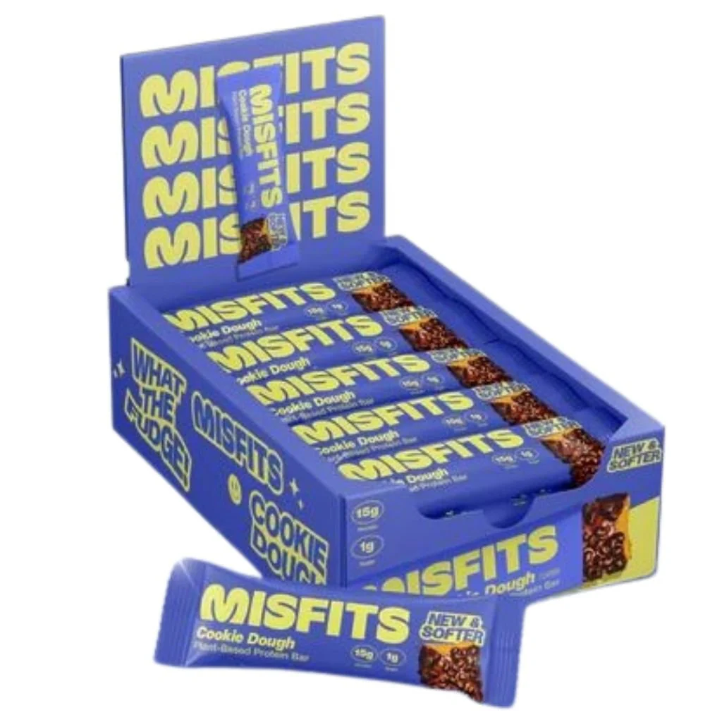 Misfits PLANT BASED PROTEIN BARS, 15 Bars/Box - Image 2