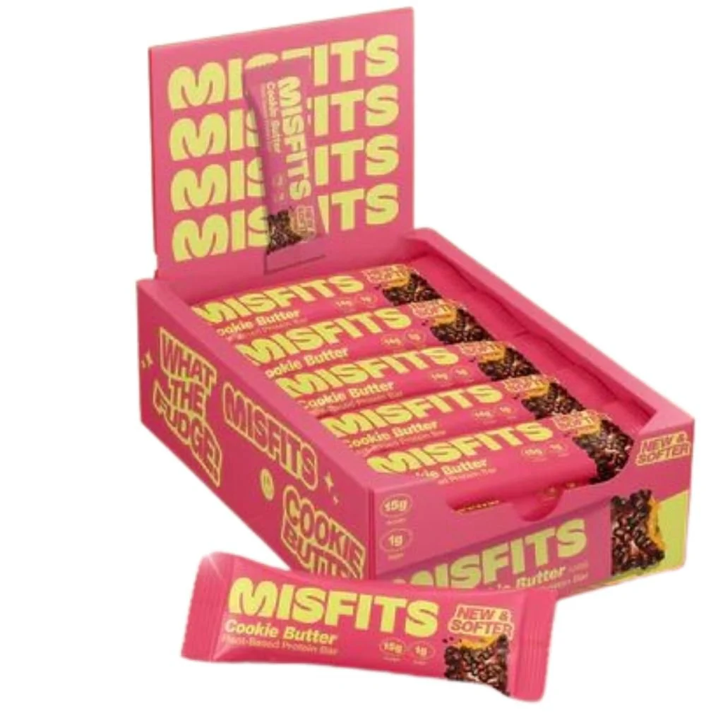 Misfits PLANT BASED PROTEIN BARS, 15 Bars/Box - Image 5
