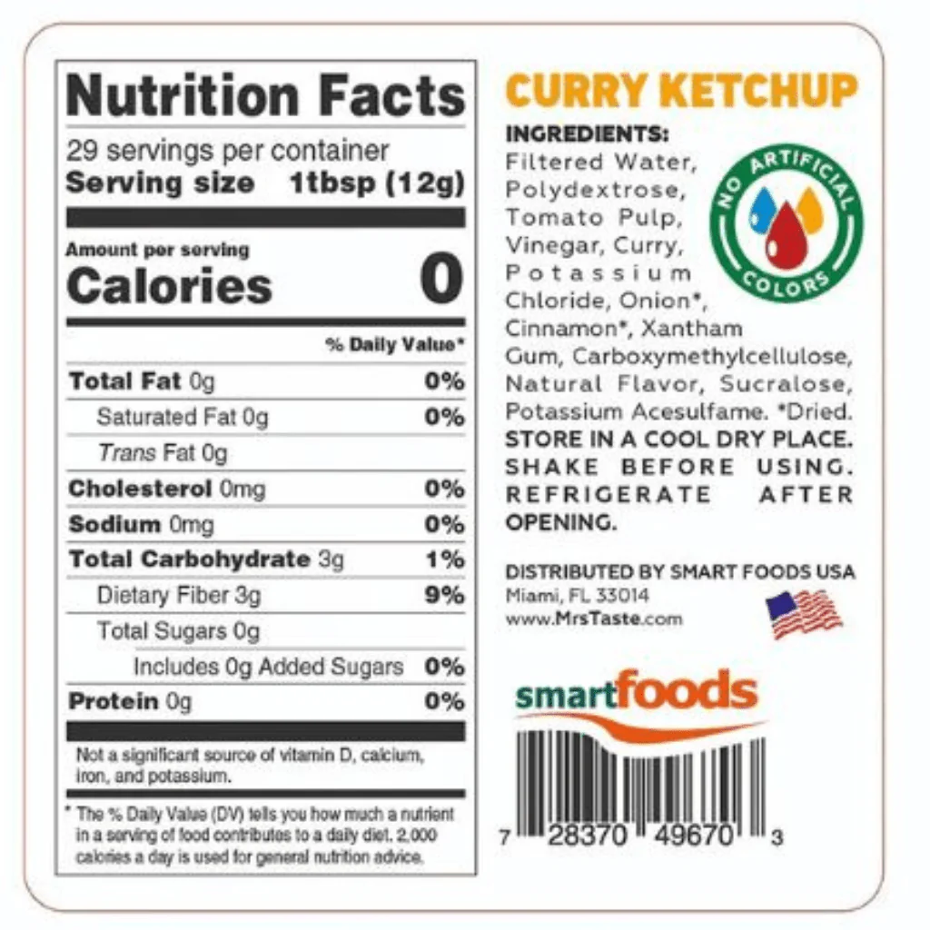 Mrs Taste ZERO/LOW CALORIE SAUCES - Image 16